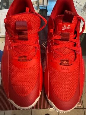 adidas Red Men's Athletic Sneakers